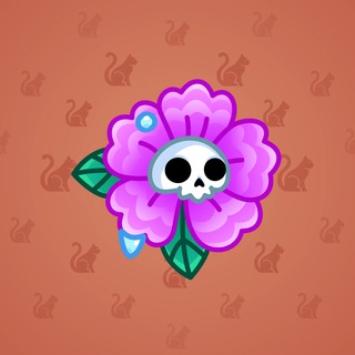 Skull Flower #12033