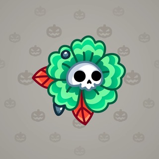 Skull Flower #4854
