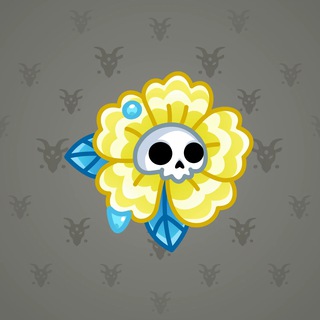 Skull Flower #8199
