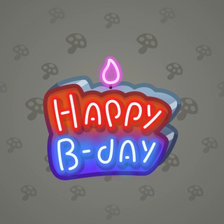 B-Day Candle #64080