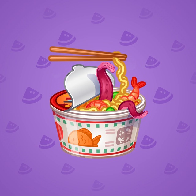 NFT-подарок Instant Ramen Octopus