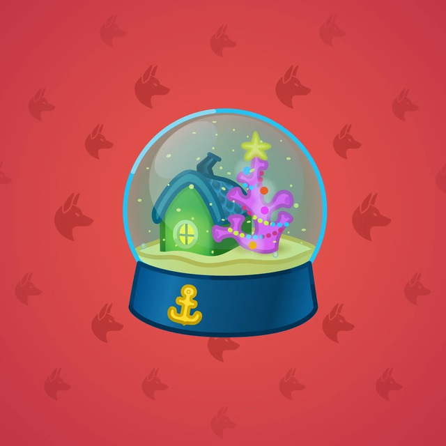 NFT-подарок Snow Globe Bikini Bottom