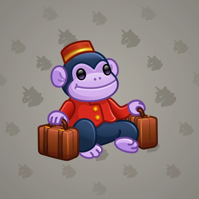 NFT-подарок Jolly Chimp Bellboy