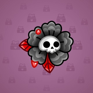 Skull Flower #12556
