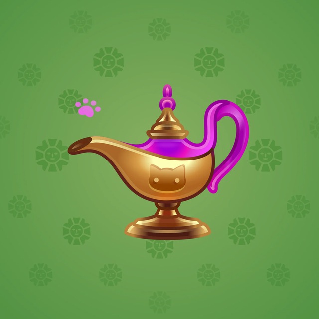 NFT-подарок Genie Lamp Meowgical