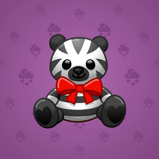 NFT-подарок Toy Bear Zebra