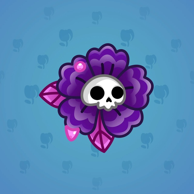 NFT-подарок Skull Flower Nightshade