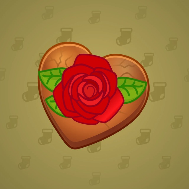NFT-подарок Cookie Heart Red Rose