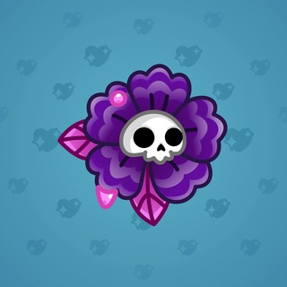 Skull Flower #16442