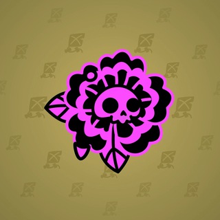 Skull Flower #4065