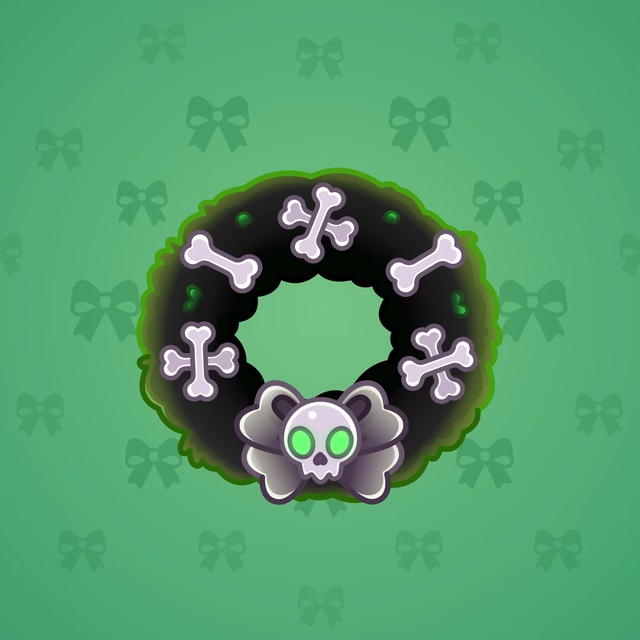 NFT-подарок Winter Wreath Crossbones
