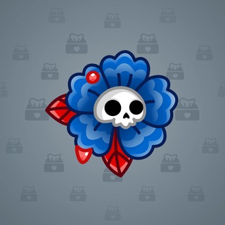 Skull Flower #9476