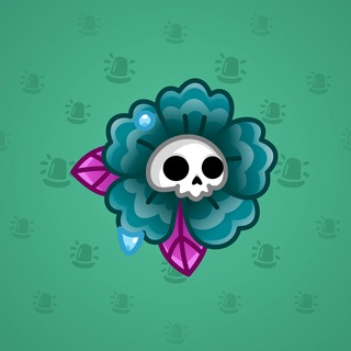 Skull Flower #13028