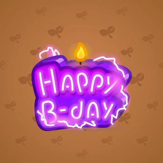 B-Day Candle #22363