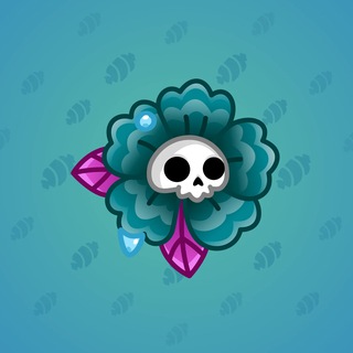Skull Flower #12609