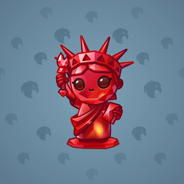 NFT-подарок Liberty Figure Ruby Flame