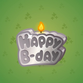 B-Day Candle #134677