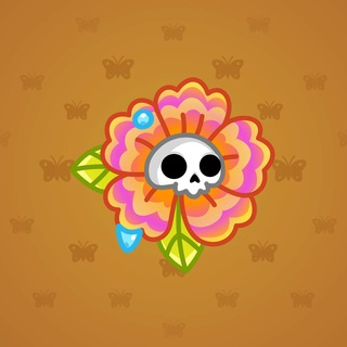 Skull Flower #11643