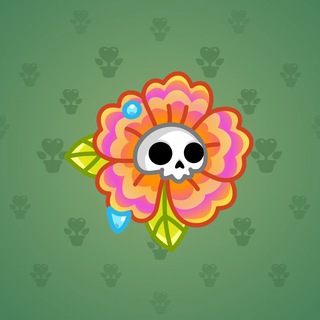 Skull Flower #10209