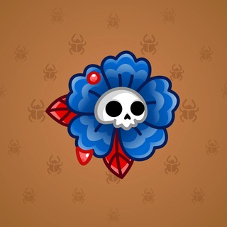 Skull Flower #13516