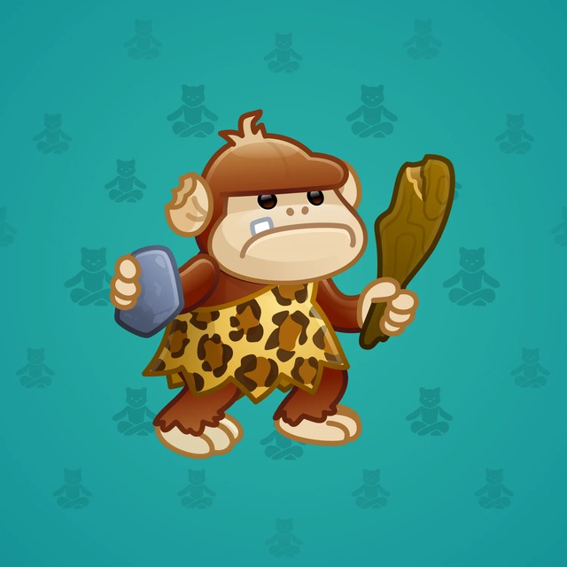 NFT-подарок Jolly Chimp Caveman