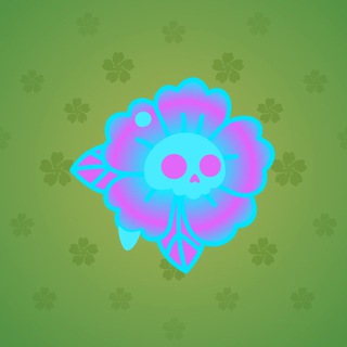Skull Flower #12945