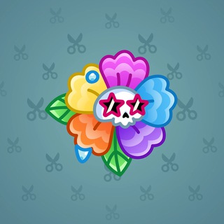 Skull Flower #10512