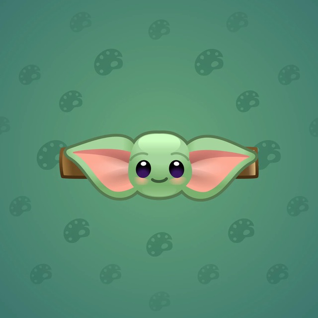 NFT-подарок Bow Tie Baby Yoda