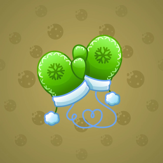 NFT-подарок Snow Mittens Alpine Fern
