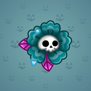 Skull Flower #13749