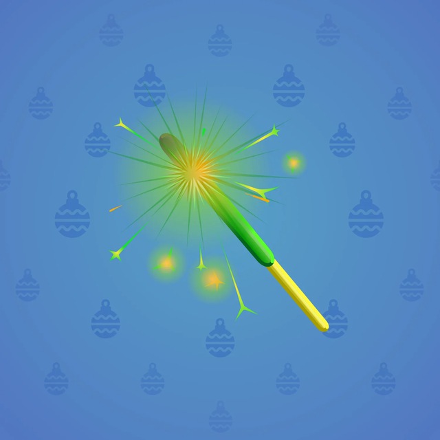 NFT-подарок Party Sparkler Lime Time