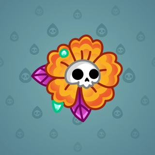 Skull Flower #13687