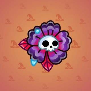 Skull Flower #1544