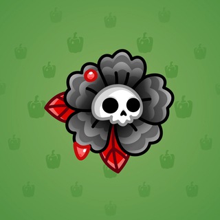Skull Flower #17532