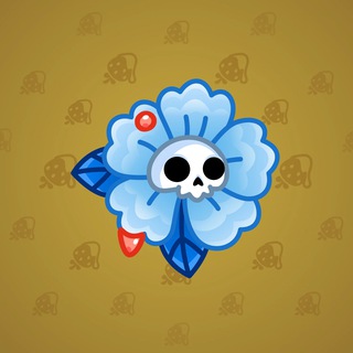 Skull Flower #9371