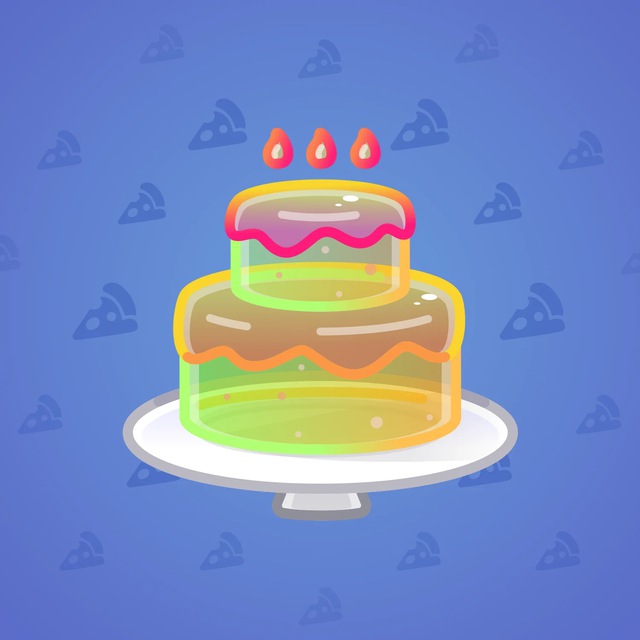 NFT-подарок Homemade Cake Rainbow Glow