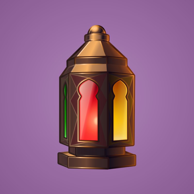 NFT-подарок Mirage Lamp Qamara