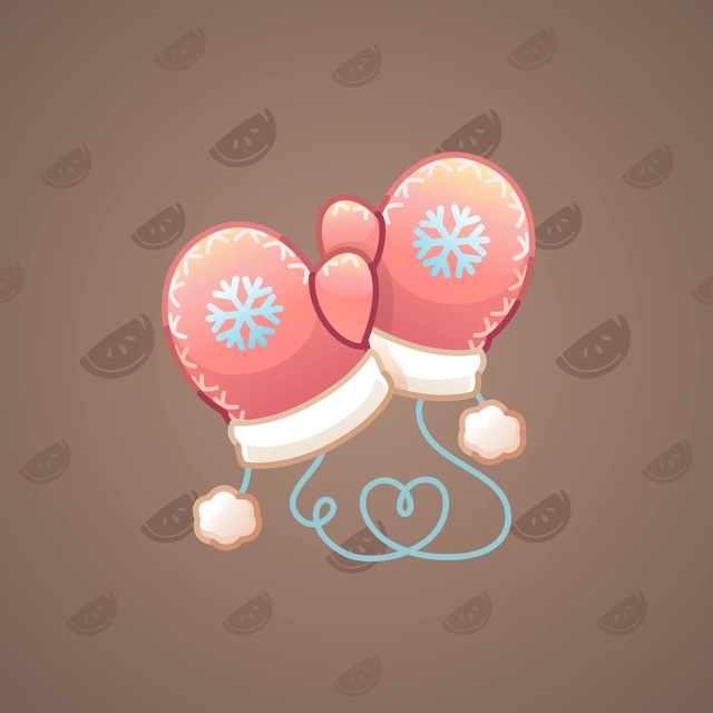 NFT-подарок Snow Mittens Salmon