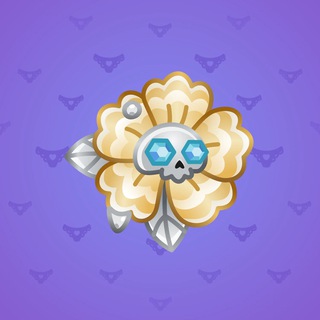 Skull Flower #10125