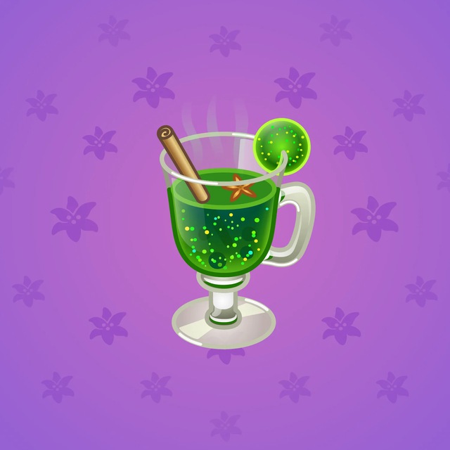 NFT-подарок Spiced Wine Green Glitter