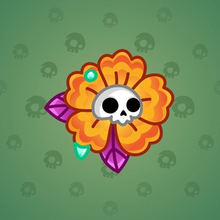 Skull Flower #2552