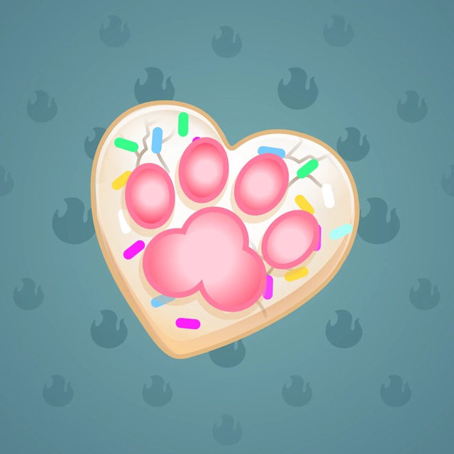 NFT-подарок Cookie Heart Nyam Cat