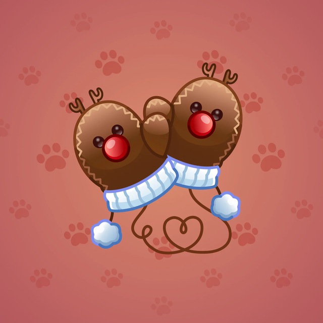 NFT-подарок Snow Mittens Rudolph