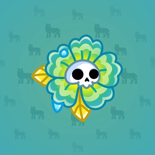 Skull Flower #8496