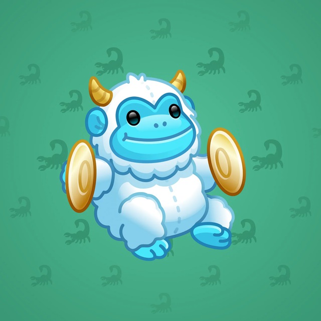 NFT-подарок Jolly Chimp Snow Yeti
