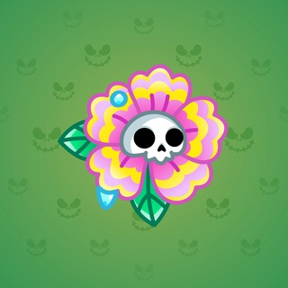 Skull Flower #5166