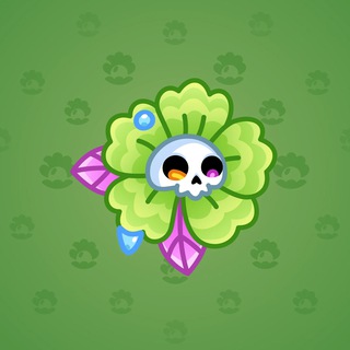 Skull Flower #9042