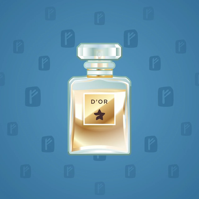 NFT-подарок Perfume Bottle Golden Elixir