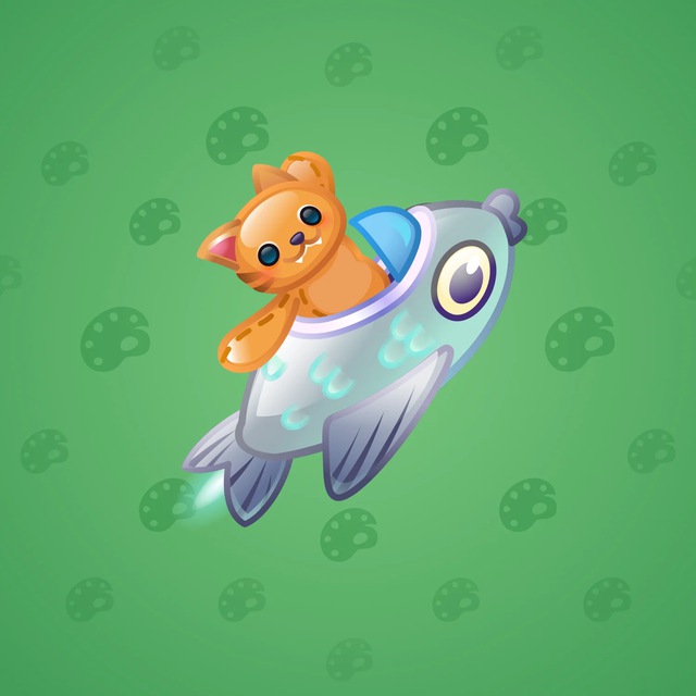 NFT-подарок Stellar Rocket Fishing Cat