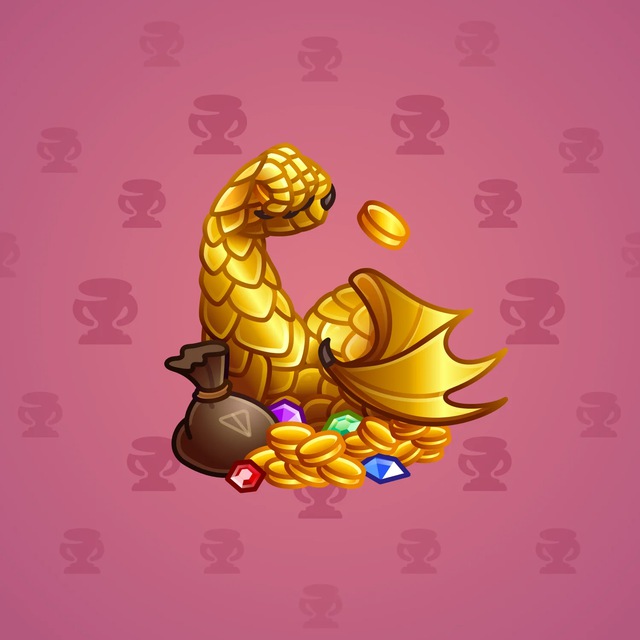 NFT-подарок Mighty Arm Gold Dragon